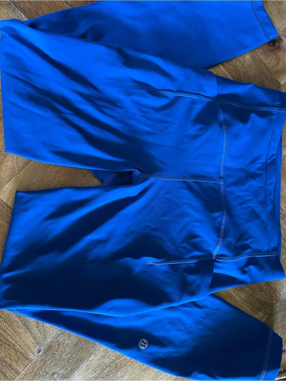 Lululemon Women's High-Waist leggings electric blue. Size 4